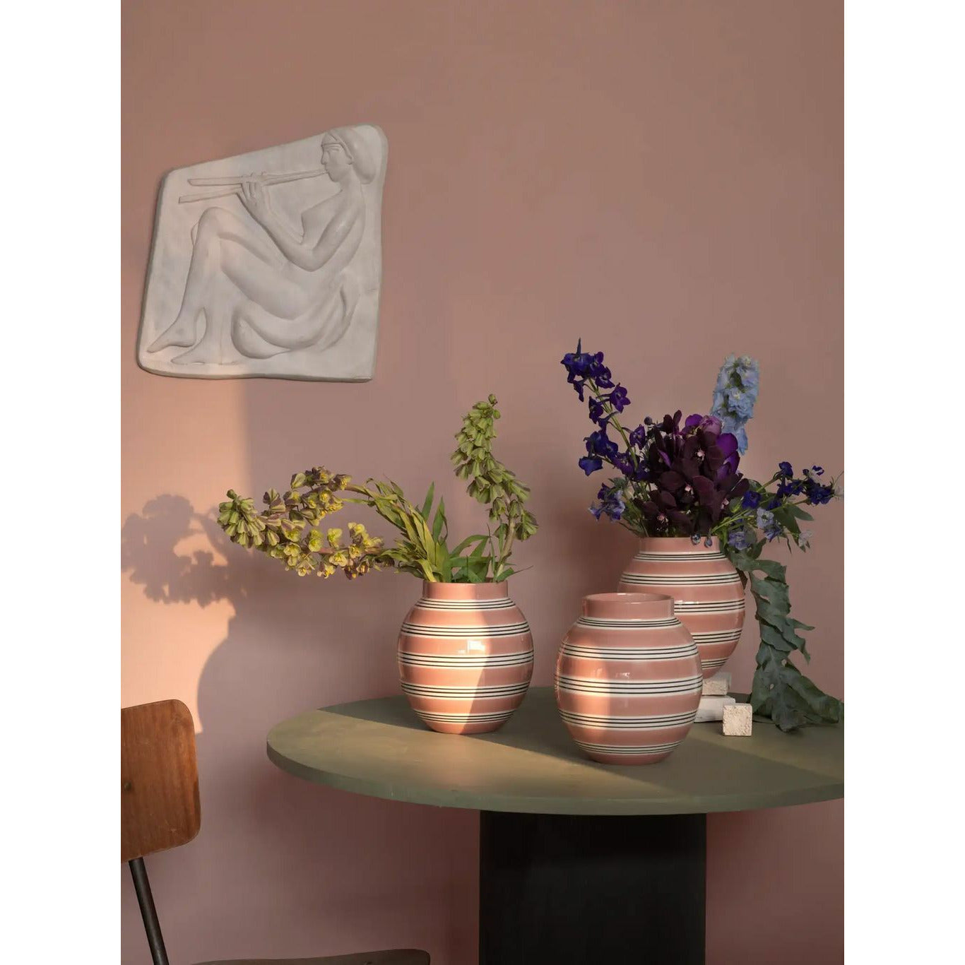 [product_category]-Kähler Omaggio Nuovo Vase, Pigeons Pink-Kähler-5703779185514-690163-KAE-7