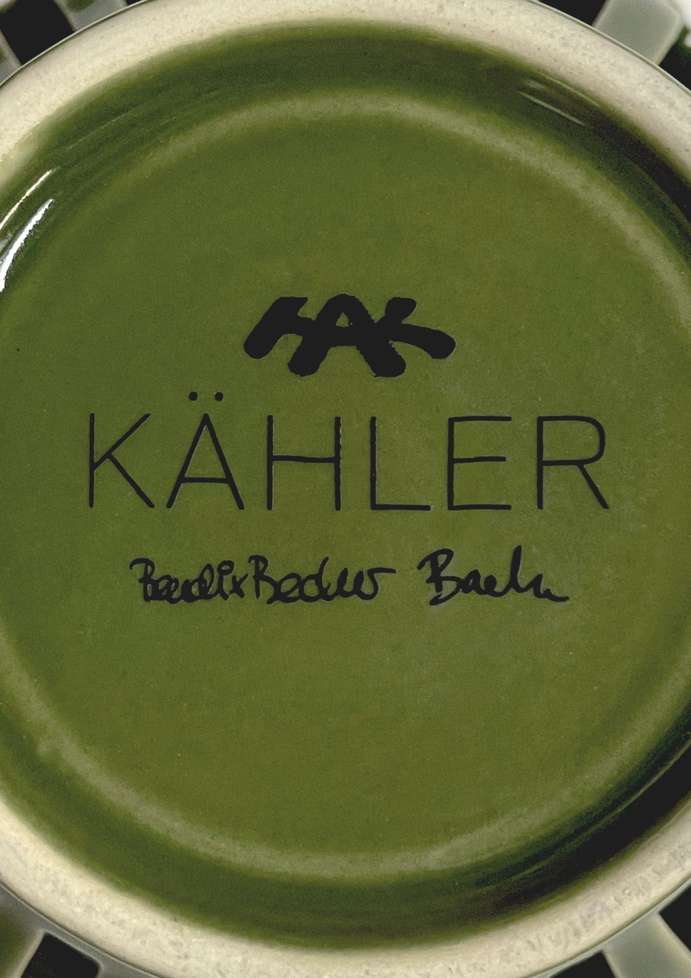 [product_category]-Kähler Orangery Tealight Holder ø9.5 Cm, Green Garden-Kähler-5703779186887-691203-KAH-4
