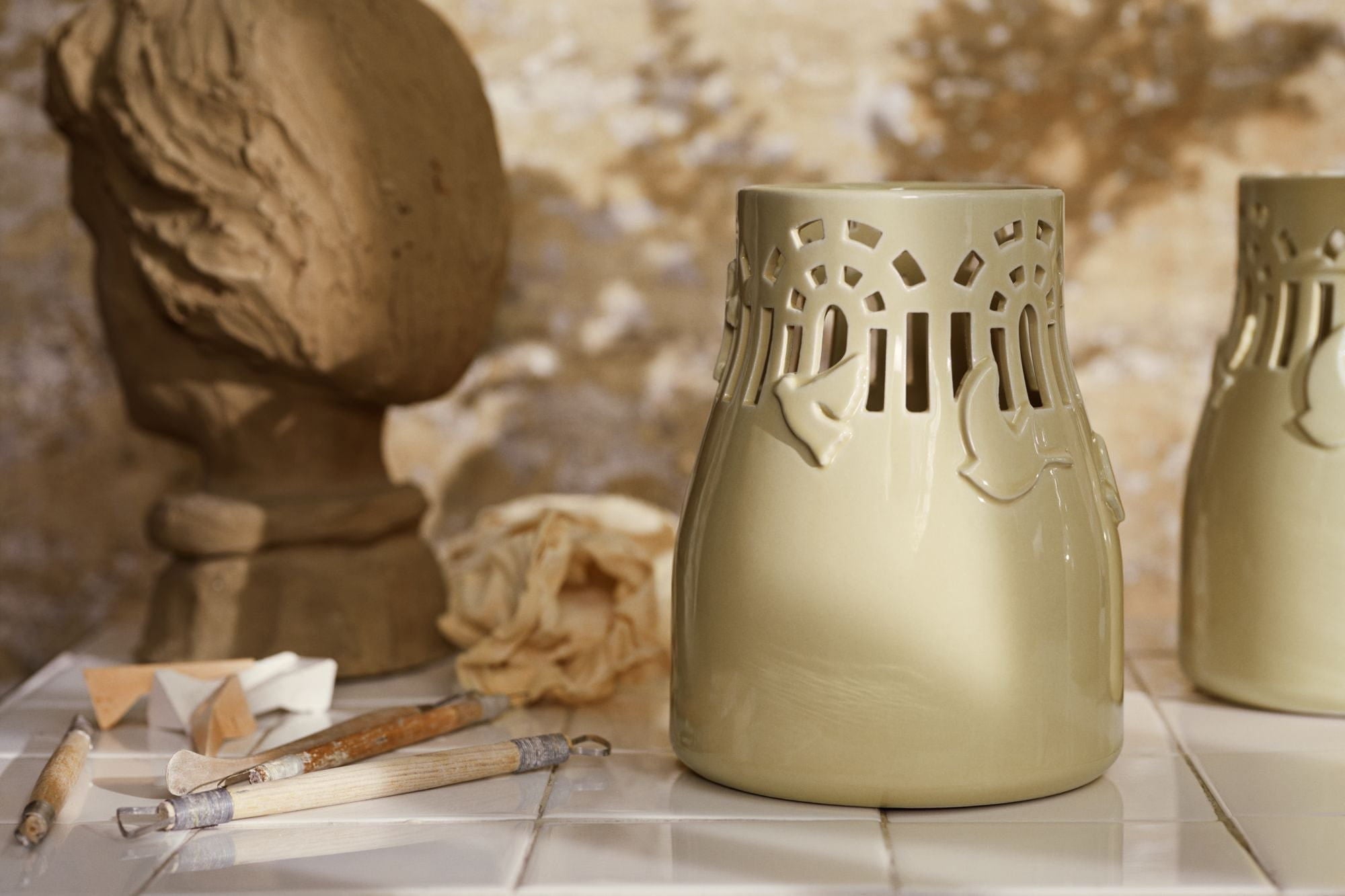[product_category]-Kähler Orangery Vase 18 Cm, Sweet Honey-Kähler-5703779186894-691204-KAH-6