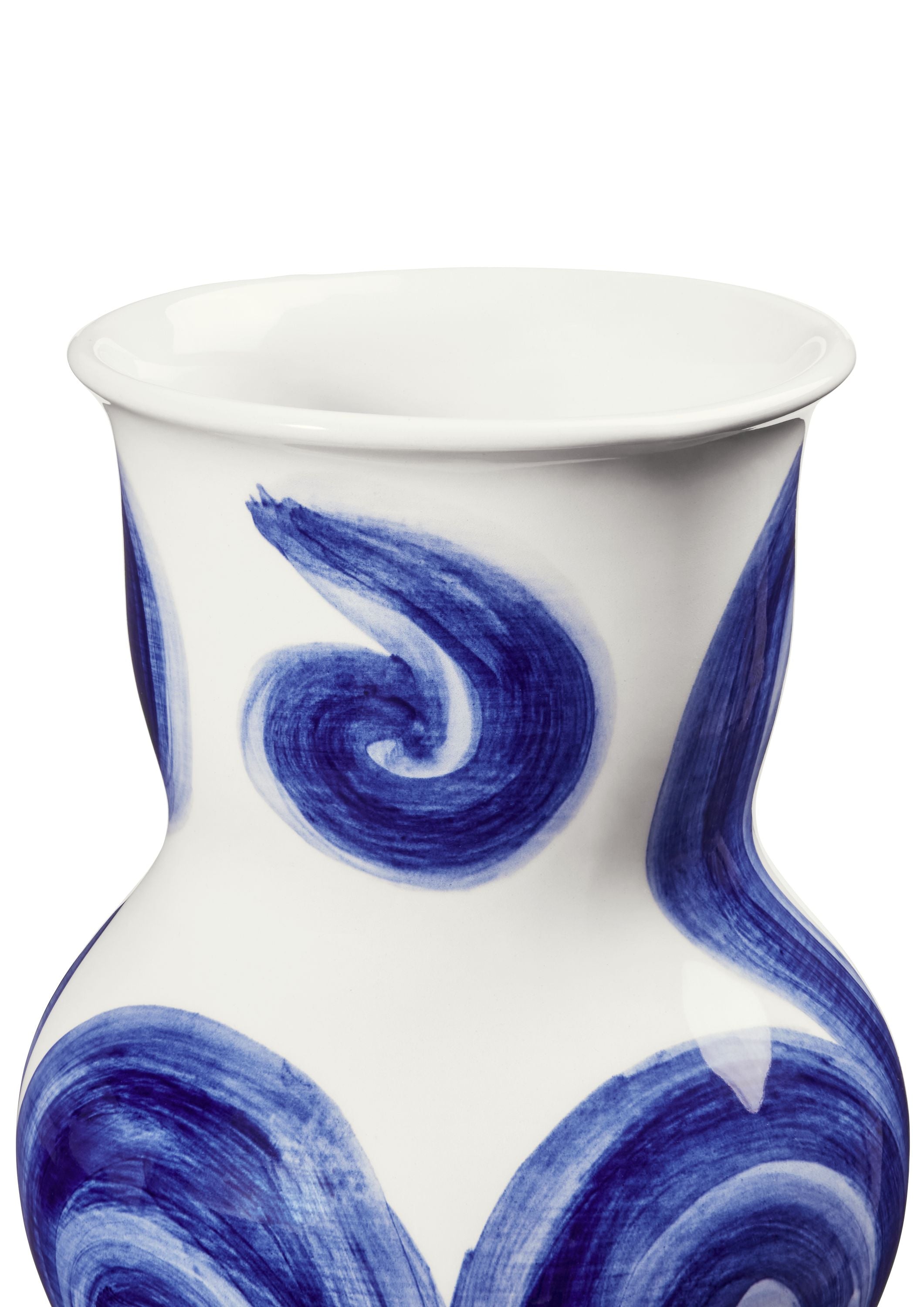 [product_category]-Kähler Tulle Vase H22.5 Cm Blue-Kähler-5703779188072-695015-KAH-2