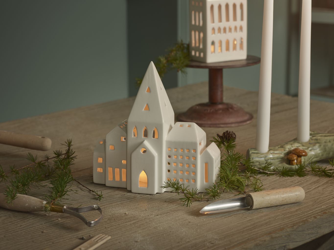 [product_category]-Kähler Urbania Lighthouse City, White-Kähler-5703779184944-693521-KÄH-10