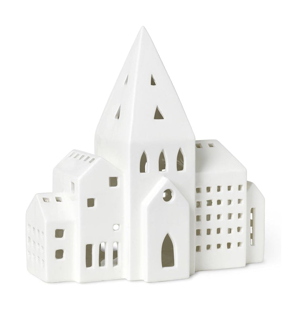 [product_category]-Kähler Urbania Lighthouse City, White-Kähler-5703779184944-693521-KÄH-1