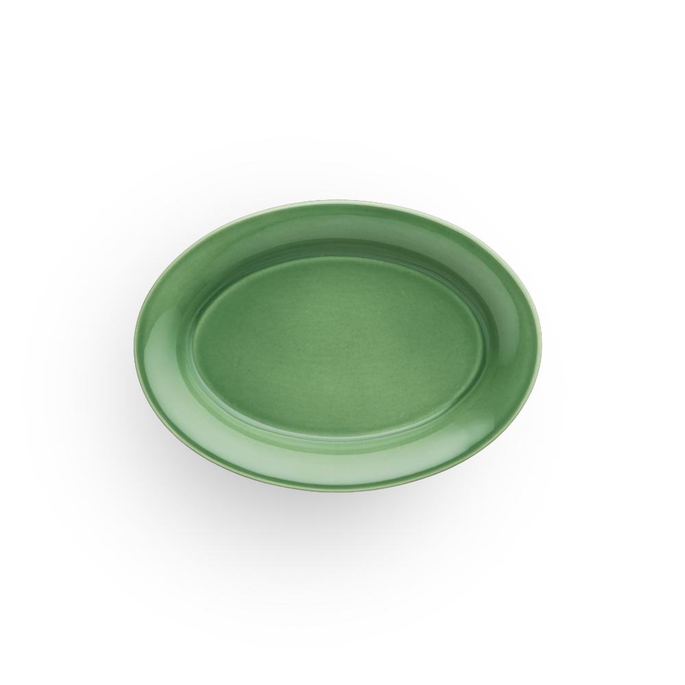[product_category]-Kähler Ursula Oval Plate 18x13 Dark Green-Kähler-5703779183305-691987-KAH-2