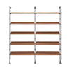 Kartell Adam Wood Bookcase Střední, tmavé dřevo/černé