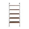 Kartell Adam Wood Bookcase Malé, tmavé dřevo/černé
