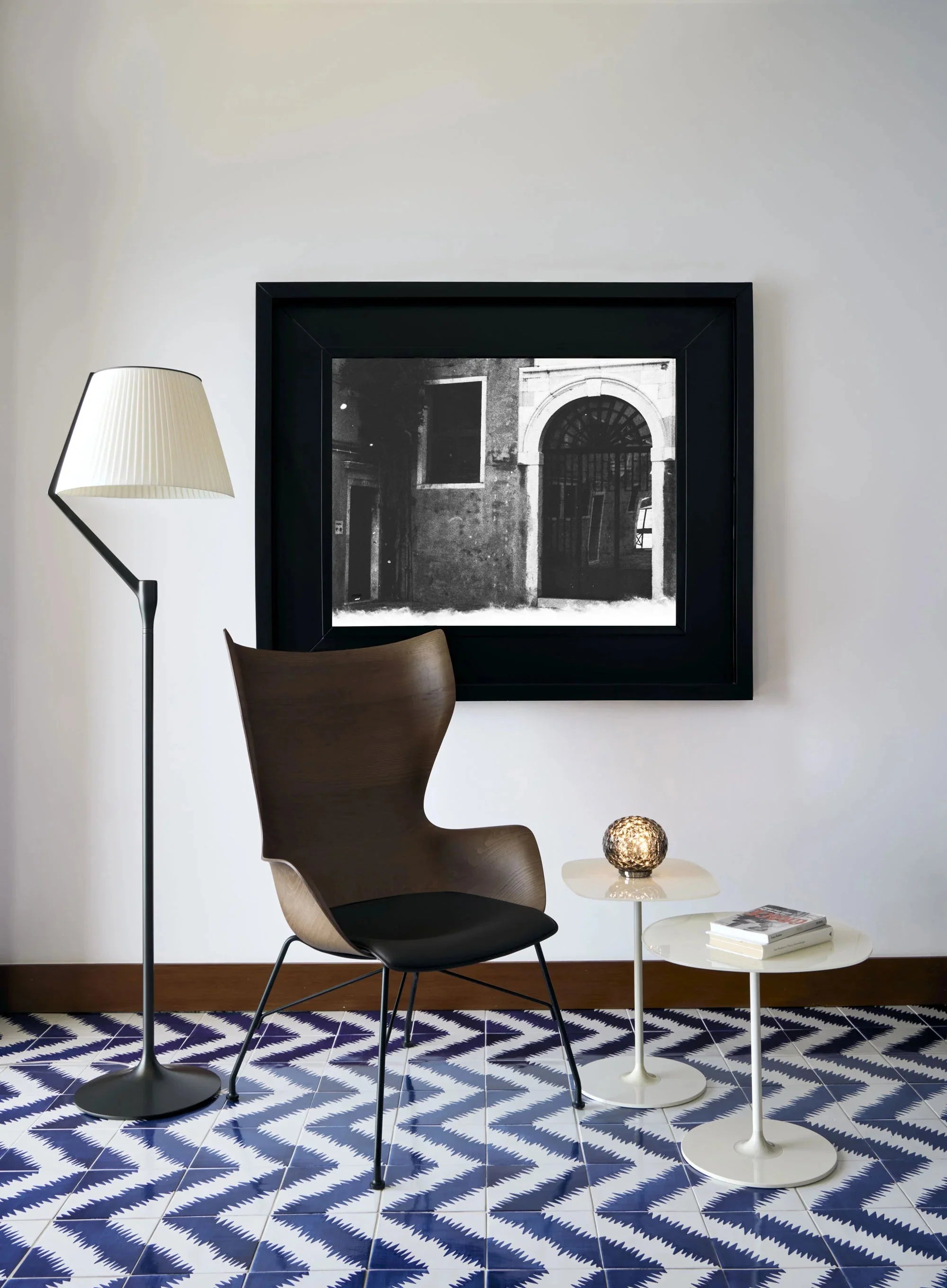 [product_category]-Kartell Angelo Stone Floor Lamp, Titanium-Kartell-09400TT-KAR-6