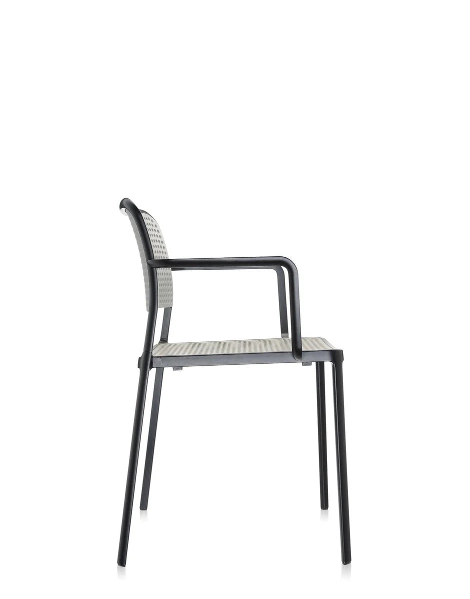 [product_category]-Kartell Audrey Armchair, Black/Light Grey-Kartell-8058967071047-05876N3-KAR-3