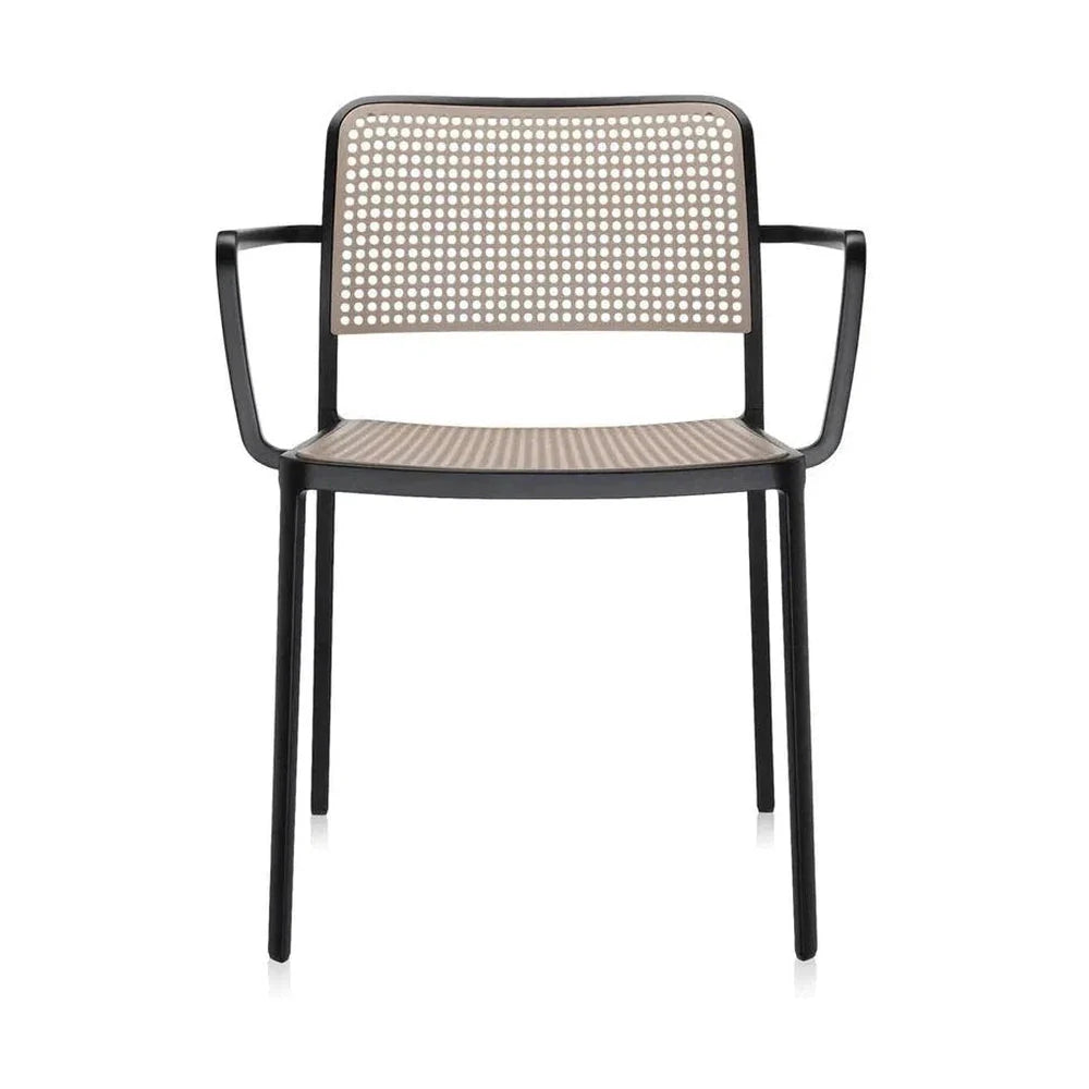 [product_category]-Kartell Audrey Armchair, Black/Sand-Kartell-8058967071054-05876N4-KAR-1