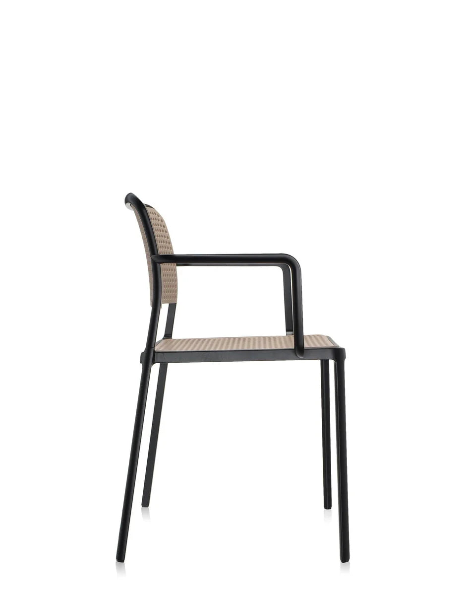 [product_category]-Kartell Audrey Armchair, Black/Sand-Kartell-8058967071054-05876N4-KAR-3