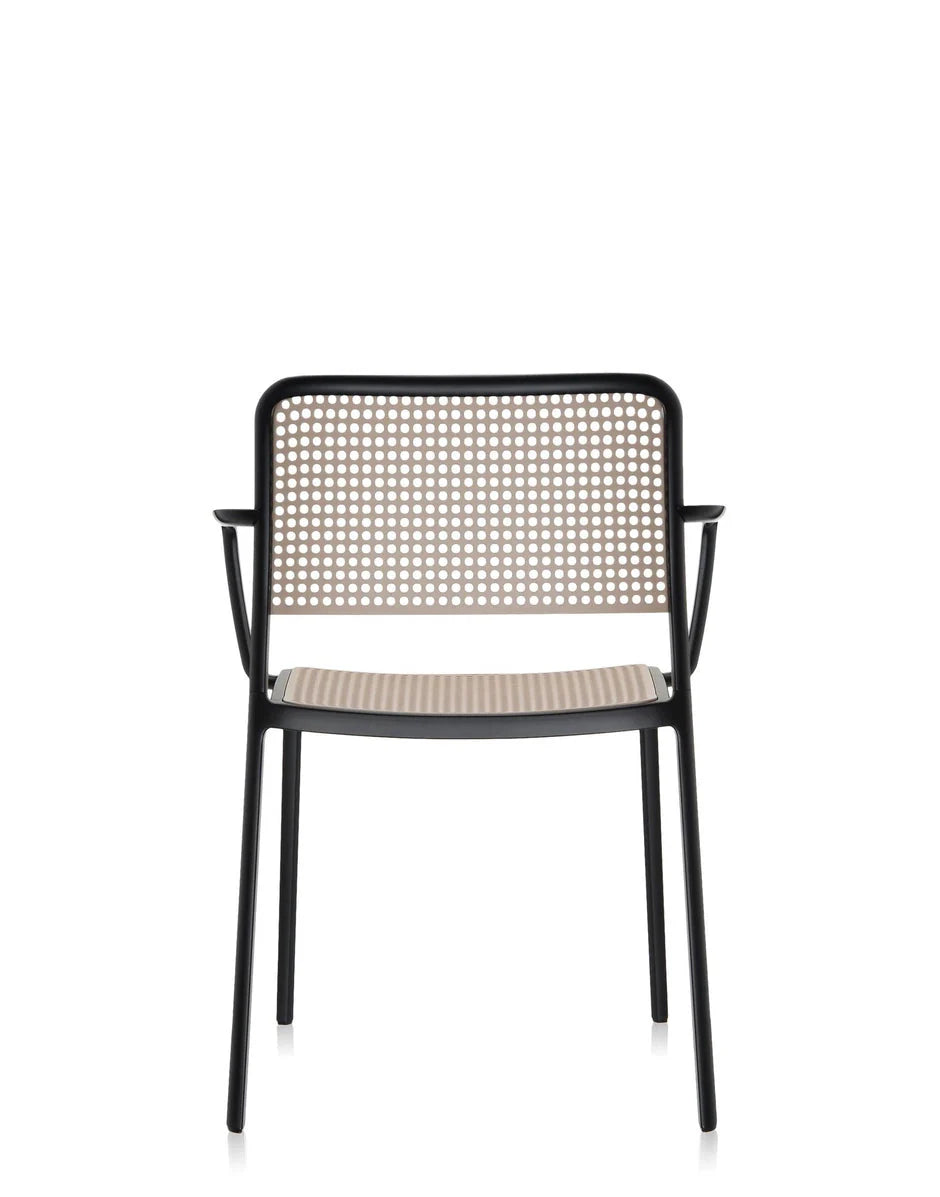 [product_category]-Kartell Audrey Armchair, Black/Sand-Kartell-8058967071054-05876N4-KAR-4