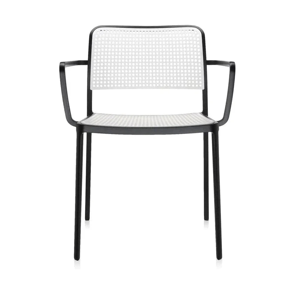 [product_category]-Kartell Audrey Armchair, Black/White-Kartell-8058967071023-05876N1-KAR-1