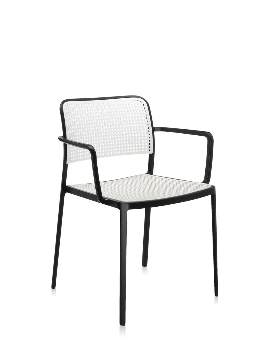 [product_category]-Kartell Audrey Armchair, Black/White-Kartell-8058967071023-05876N1-KAR-2