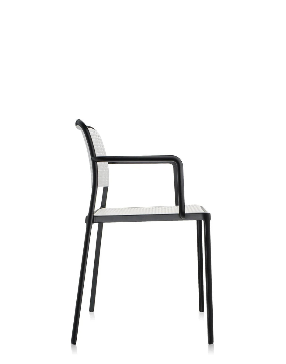 [product_category]-Kartell Audrey Armchair, Black/White-Kartell-8058967071023-05876N1-KAR-3