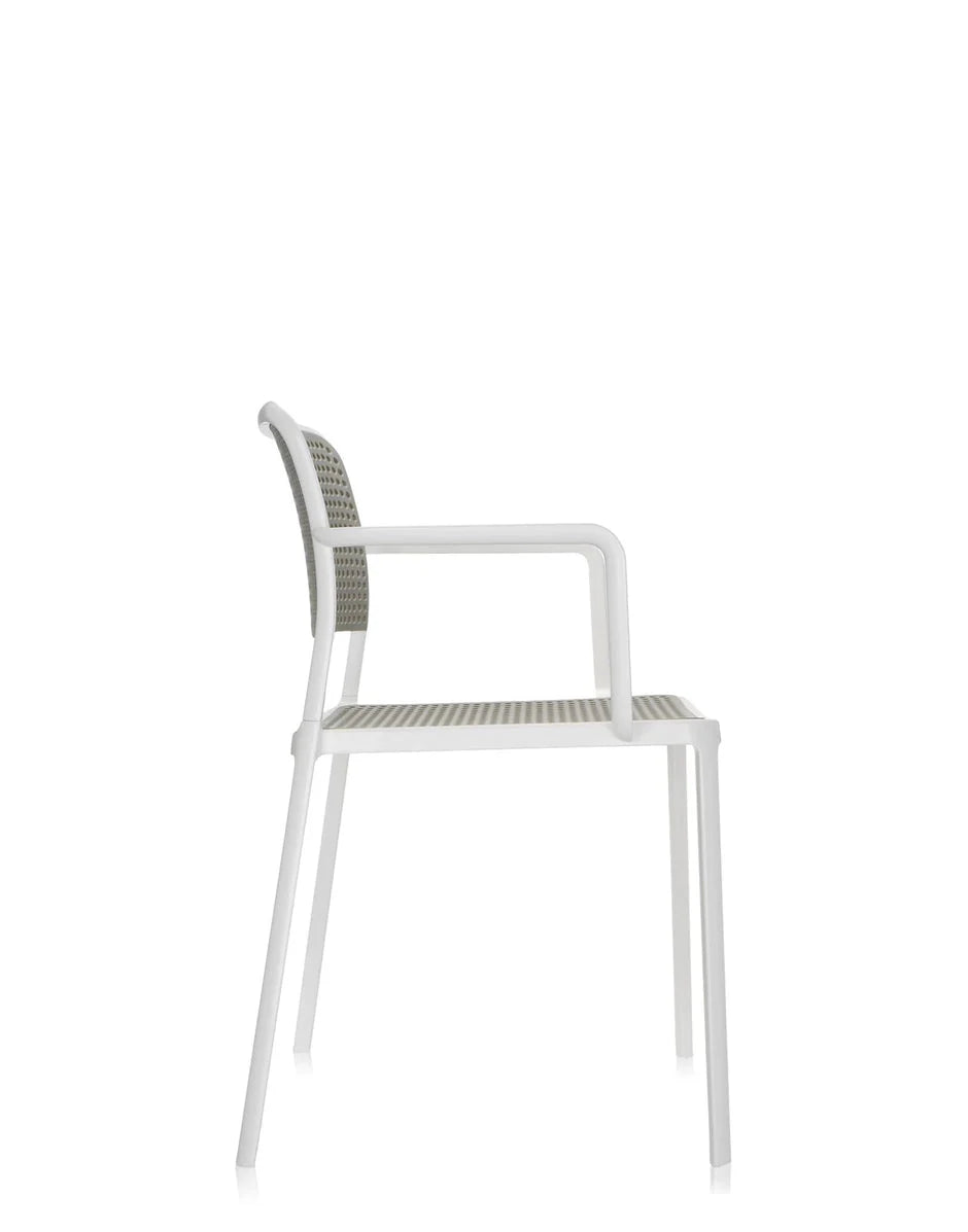 [product_category]-Kartell Audrey Armchair, White/Light Grey-Kartell-8058967071009-05876B3-KAR-3