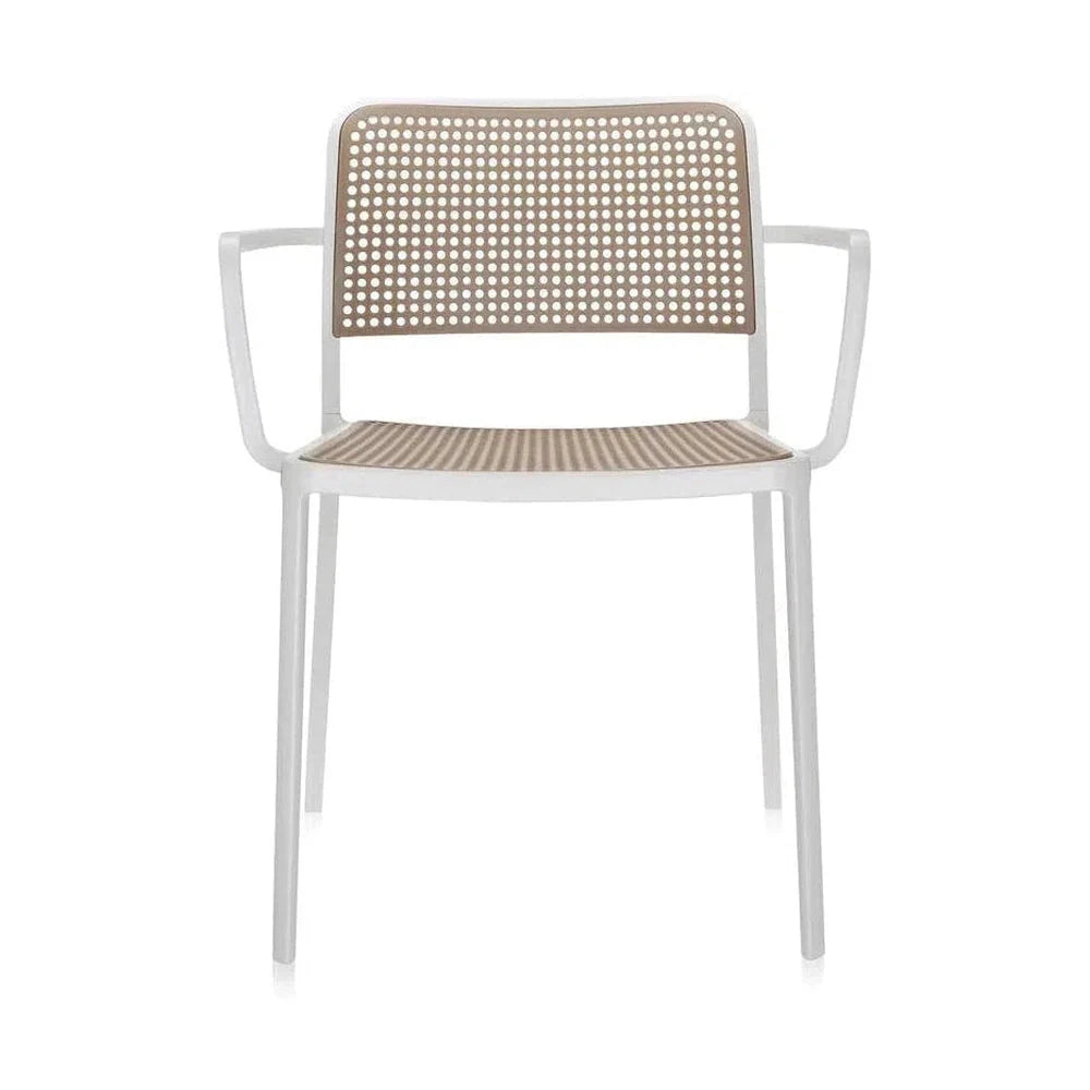 [product_category]-Kartell Audrey Armchair, White/Sand-Kartell-8058967071016-05876B4-KAR-1
