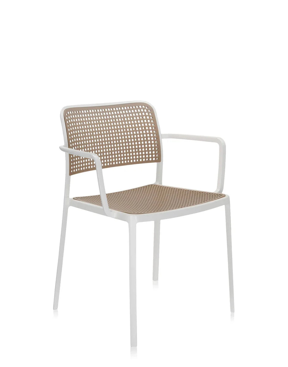 [product_category]-Kartell Audrey Armchair, White/Sand-Kartell-8058967071016-05876B4-KAR-2