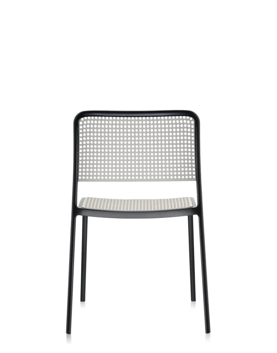 [product_category]-Kartell Audrey Chair, Black/Light Grey-Kartell-8058967070897-05875N3-KAR-4