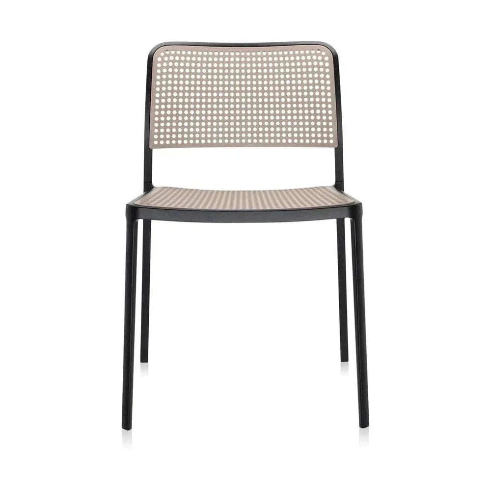 [product_category]-Kartell Audrey Chair, Black/Sand-Kartell-8058967070903-05875N4-KAR-1