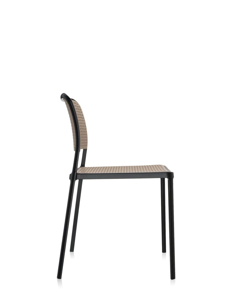[product_category]-Kartell Audrey Chair, Black/Sand-Kartell-8058967070903-05875N4-KAR-3