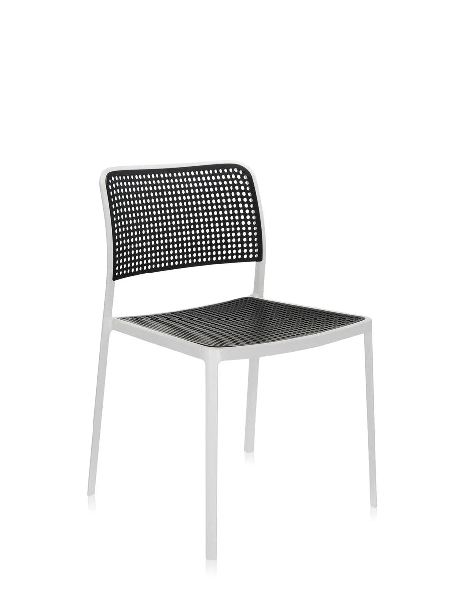 [product_category]-Kartell Audrey Chair, White/Black-Kartell-8058967070842-05875B2-KAR-2