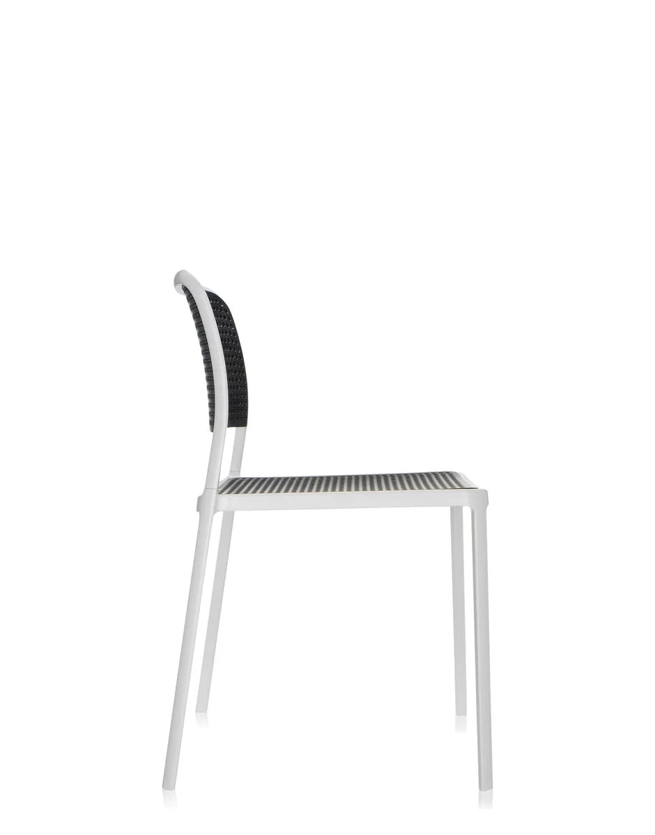 [product_category]-Kartell Audrey Chair, White/Black-Kartell-8058967070842-05875B2-KAR-3