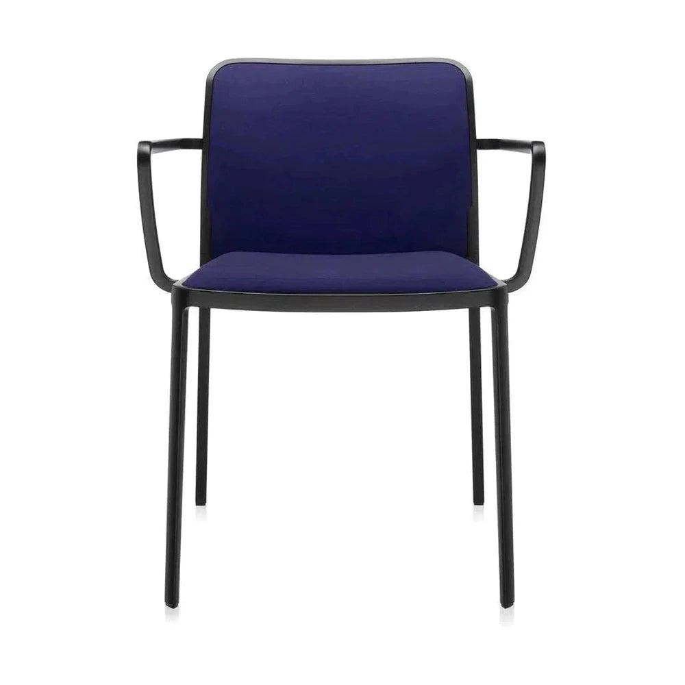 [product_category]-Kartell Audrey Soft Armchair, Black/Blue-Kartell-8058967162011-05976NP-KAR-1