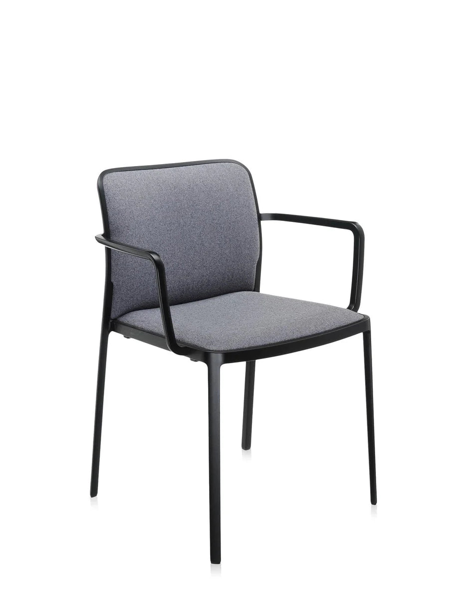 [product_category]-Kartell Audrey Soft Armchair, Black/Grey-Kartell-8058967162059-05976NC-KAR-2
