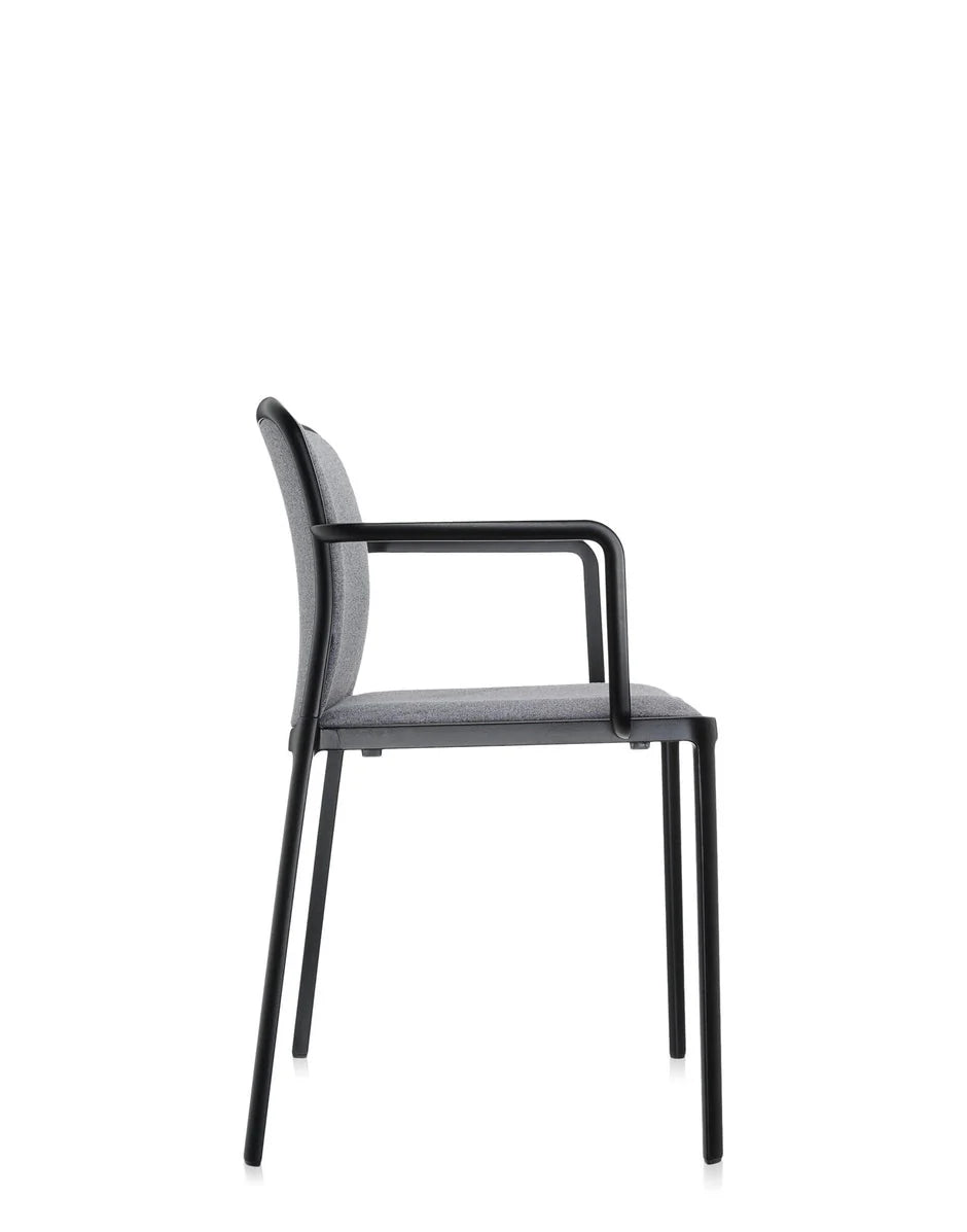 [product_category]-Kartell Audrey Soft Armchair, Black/Grey-Kartell-8058967162059-05976NC-KAR-3