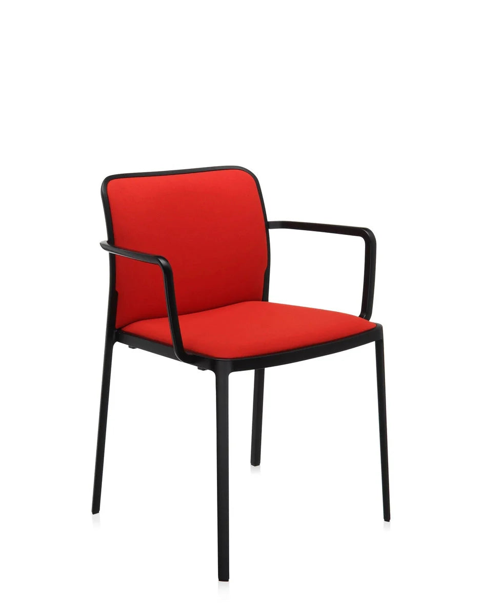 [product_category]-Kartell Audrey Soft Armchair, Black/Red-Kartell-8058967161779-05976NG-KAR-2