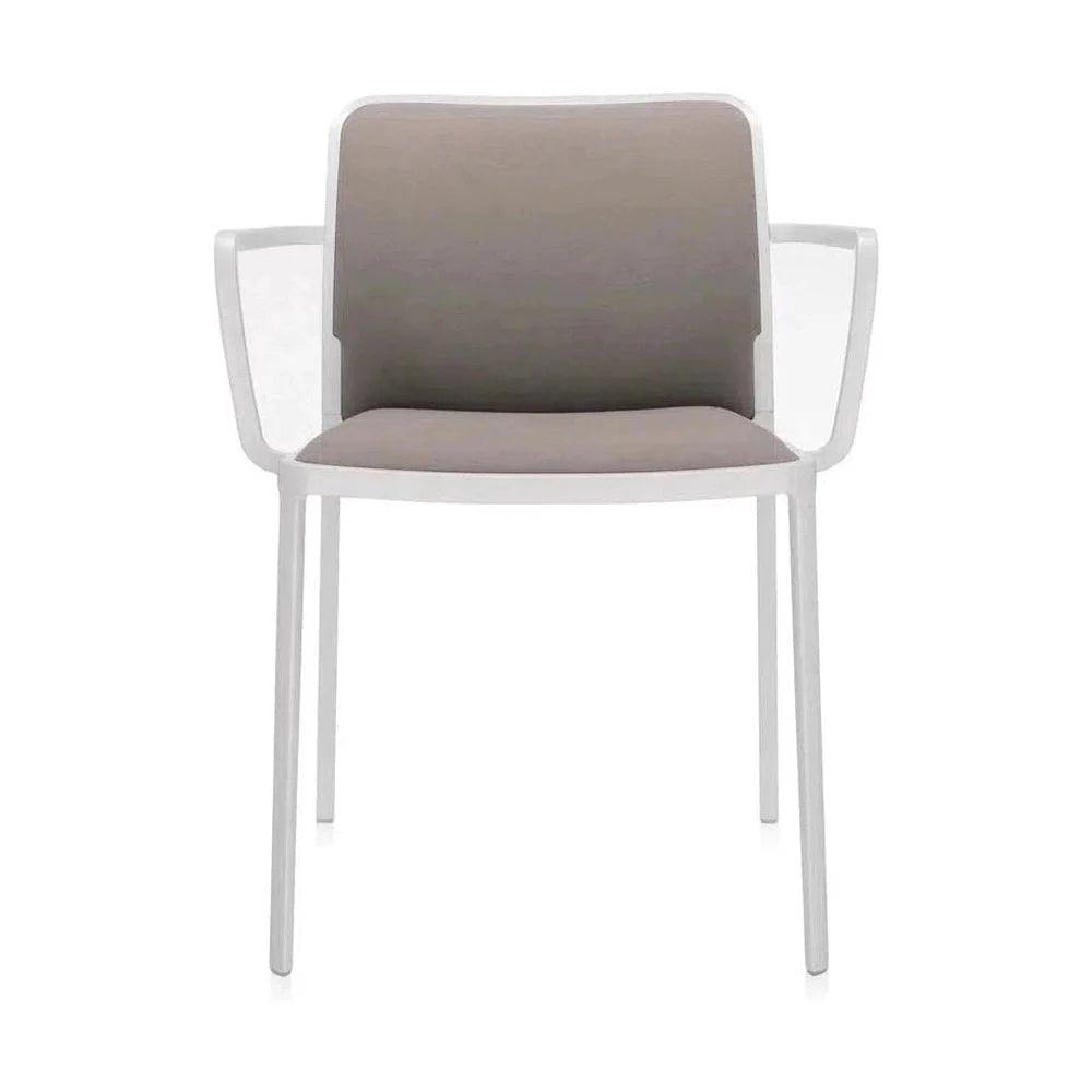 [product_category]-Kartell Audrey Soft Armchair, White/Beige-Kartell-8058967162295-05976BD-KAR-1