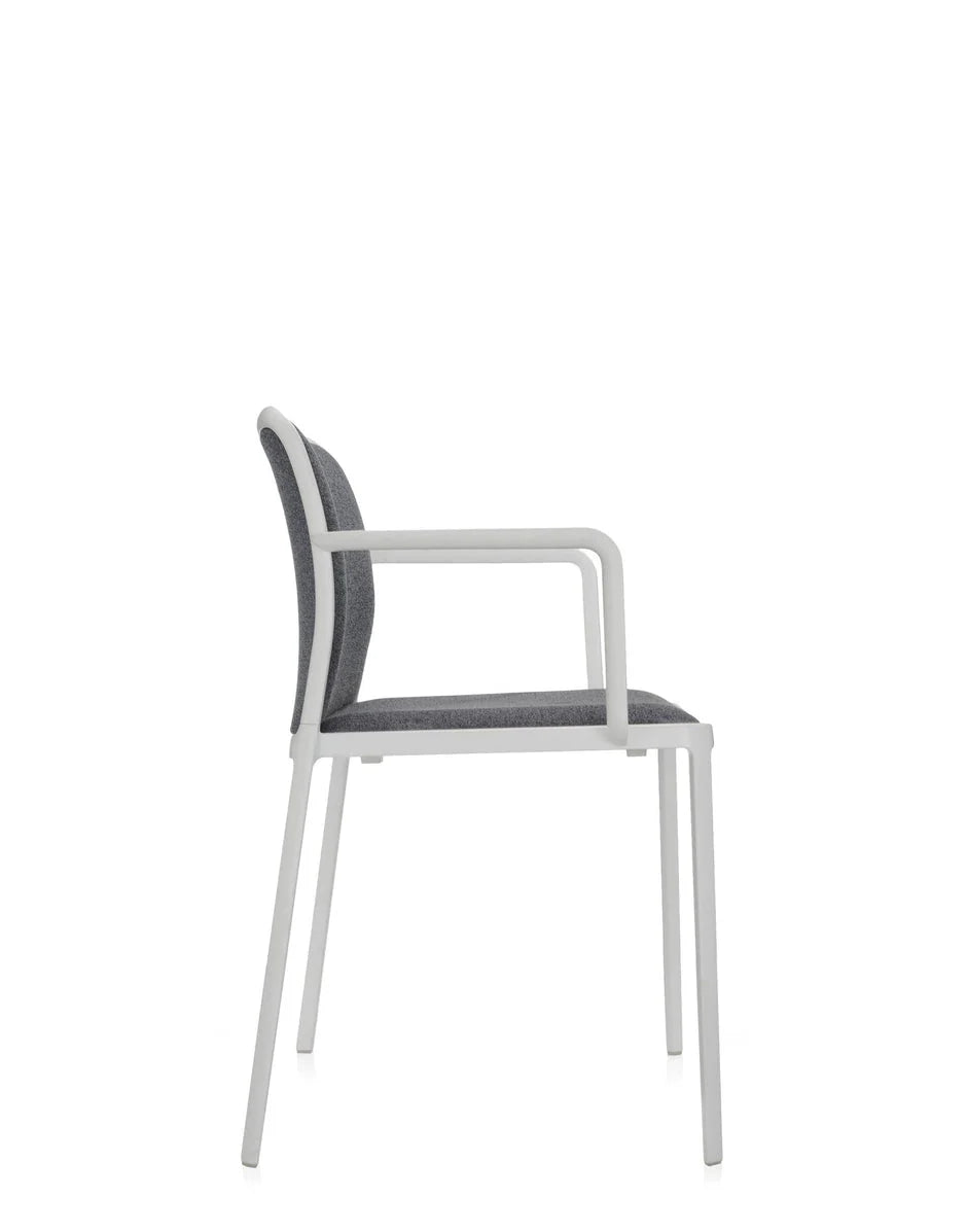 [product_category]-Kartell Audrey Soft Armchair, White/Grey-Kartell-8058967162417-05976BC-KAR-3