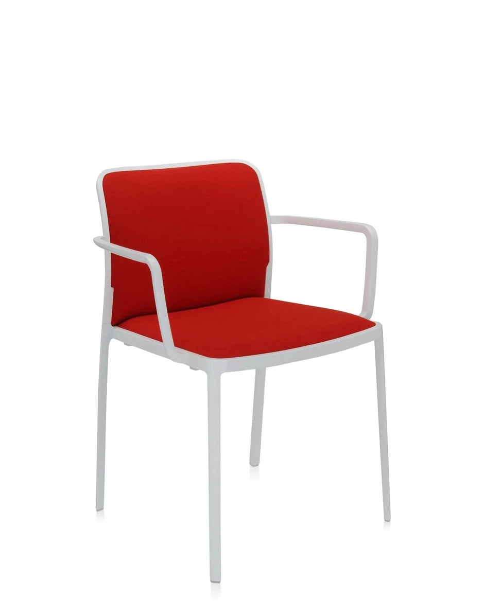 [product_category]-Kartell Audrey Soft Armchair, White/Red-Kartell-8058967162134-05976BG-KAR-2