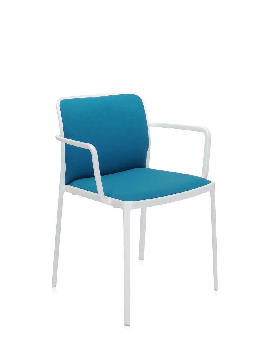 [product_category]-Kartell Audrey Soft Armchair, White/Teal Blue-Kartell-8058967162257-05976BR-KAR-2