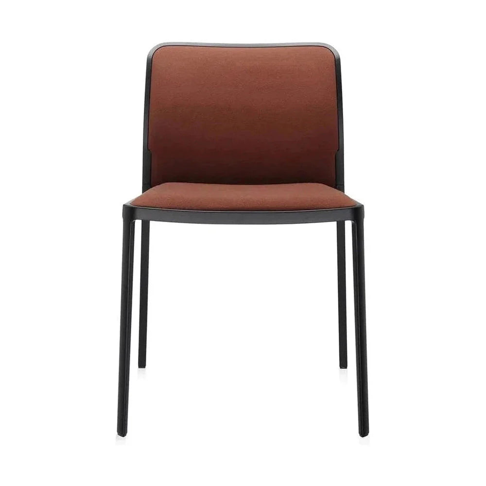 [product_category]-Kartell Audrey Soft Chair, Black/Brick Red-Kartell-8058967161953-05975NM-KAR-1