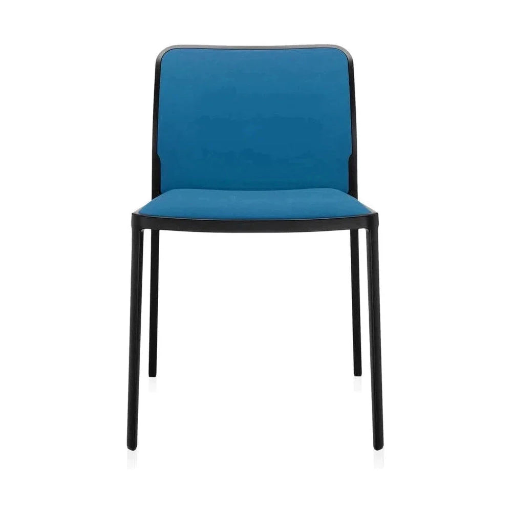 [product_category]-Kartell Audrey Soft Chair, Black/Teal Blue-Kartell-8058967161878-05975NR-KAR-1