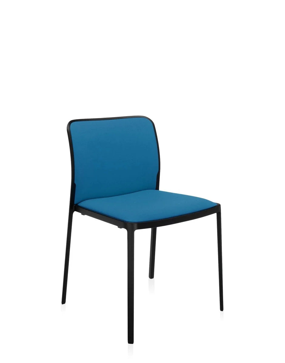 [product_category]-Kartell Audrey Soft Chair, Black/Teal Blue-Kartell-8058967161878-05975NR-KAR-2