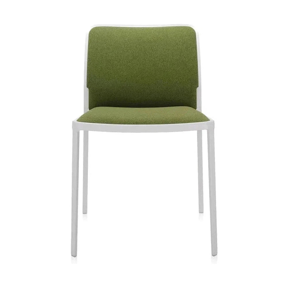 [product_category]-Kartell Audrey Soft Chair, White/Green-Kartell-8058967162196-05975BS-KAR-1