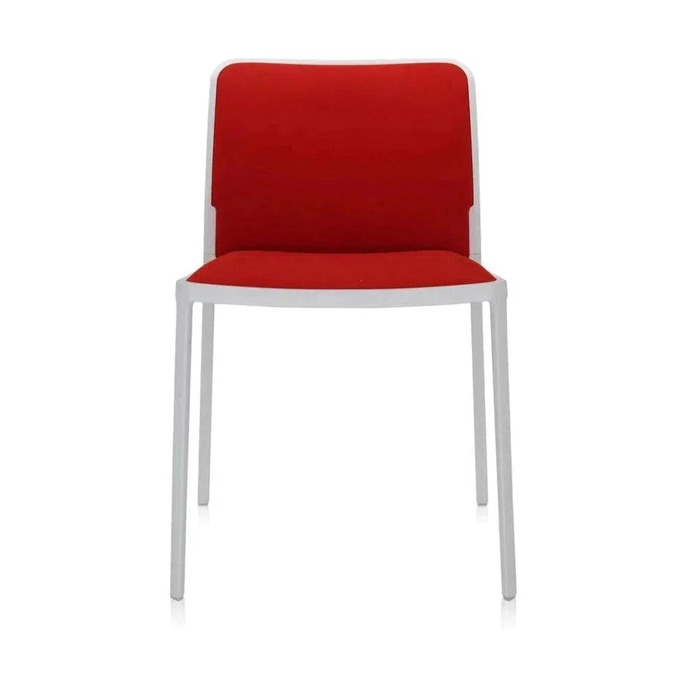 [product_category]-Kartell Audrey Soft Chair, White/Red-Kartell-8058967162110-05975BG-KAR-1