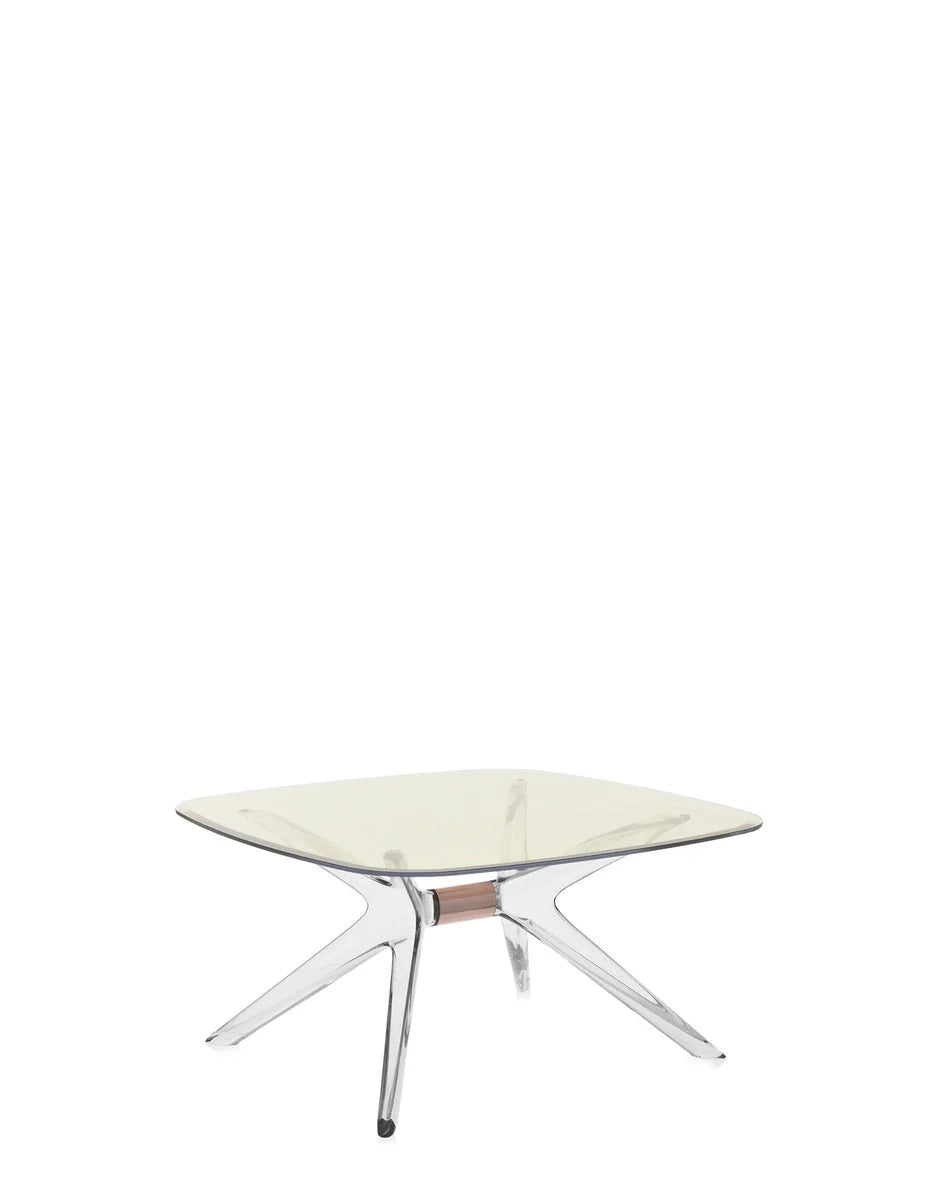 [product_category]-Kartell Blast Side Table Square, Bronze/Yellow-Kartell-8058967268270-04095G4-KAR-2