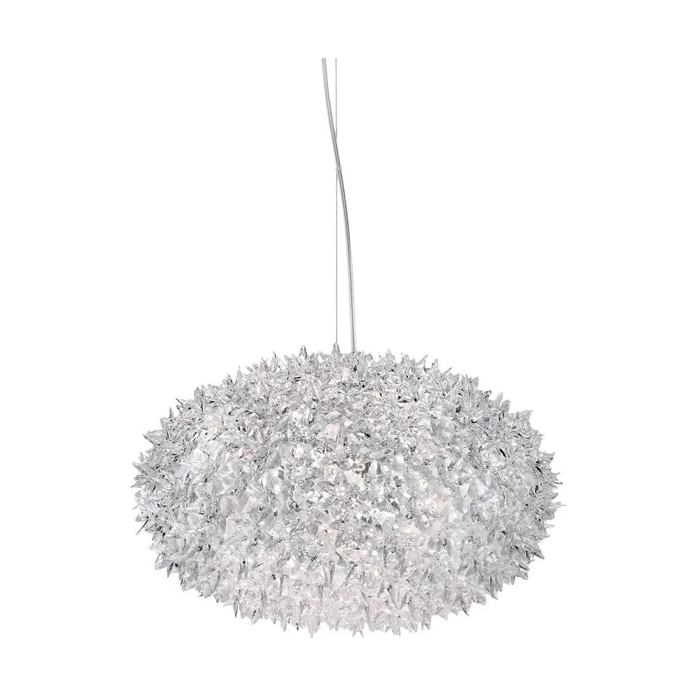[product_category]-Kartell Bloom Hanging Suspension Lamp Medium, Crystal-Kartell-8058967093872-09265B4-KAR-1