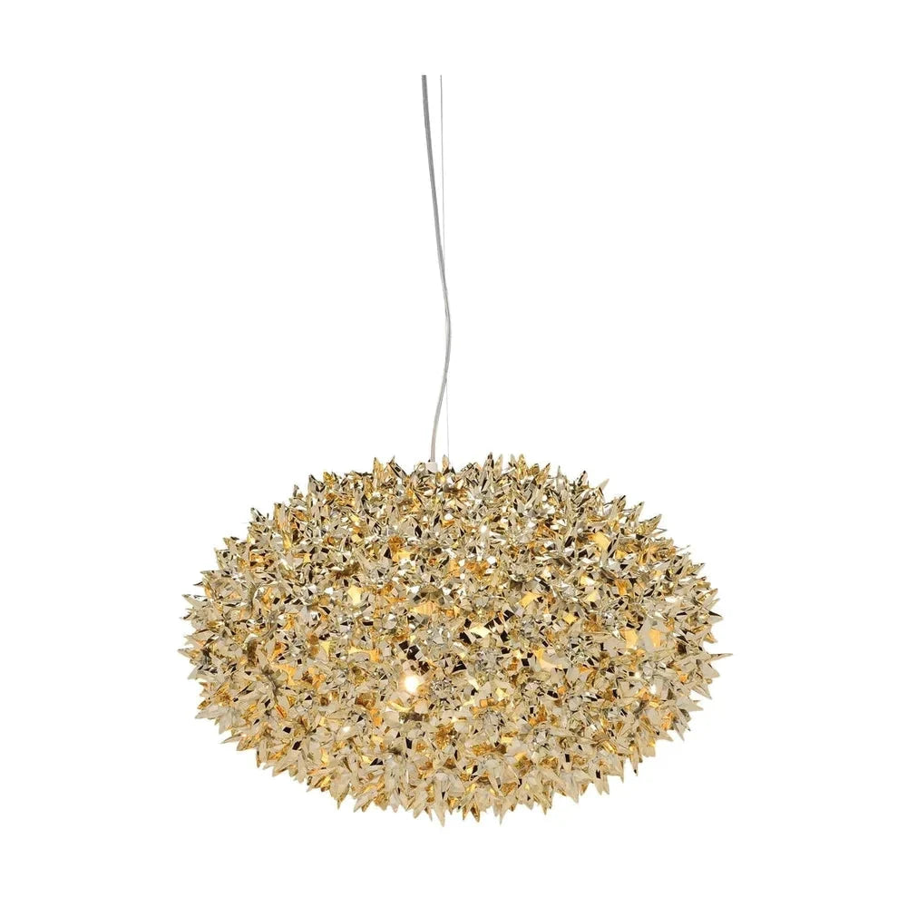 [product_category]-Kartell Bloom Hanging Suspension Lamp Medium, Gold-Kartell-8058967191844-09268GG-KAR-8