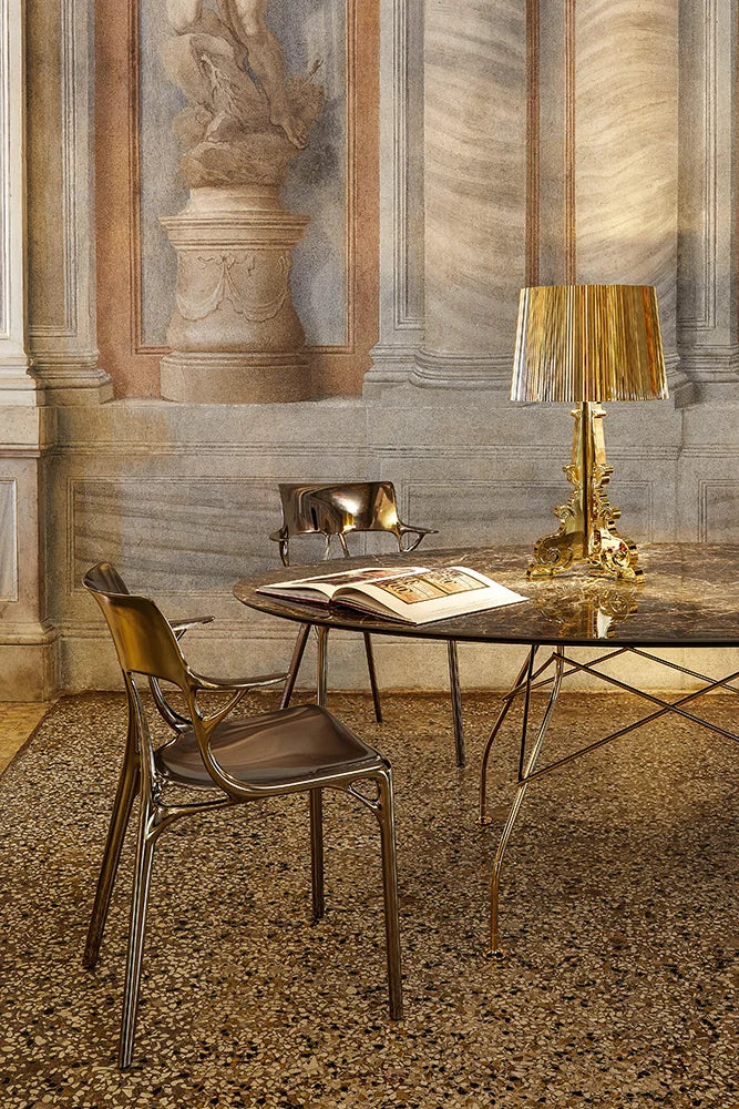 [product_category]-Kartell Bourgie Table Lamp, Gold-Kartell-8034105781030-0907400-KAR-3