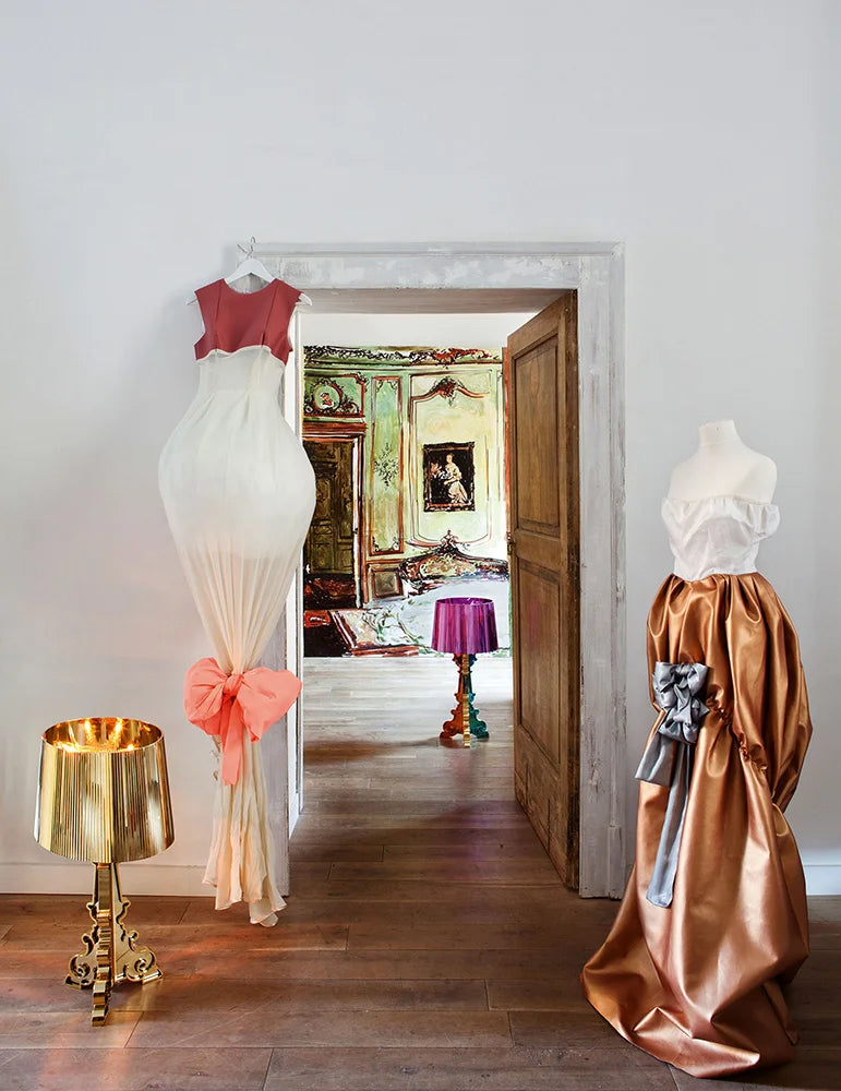 [product_category]-Kartell Bourgie Table Lamp, Gold-Kartell-8034105781030-0907400-KAR-5