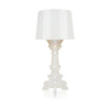 Kartell Bourgie stolní lampa, bílá/zlatá