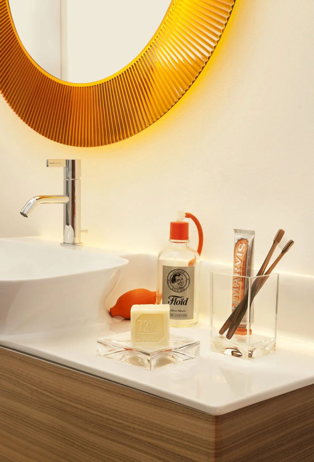 [product_category]-Kartell Boxy Soap Dish, Nude-Kartell-8058967256154-09963RO-KAR-5