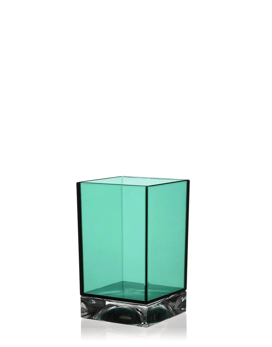 [product_category]-Kartell Boxy Toothbrush Holder, Acquamarine Green-Kartell-8058967256116-09962VE-KAR-2