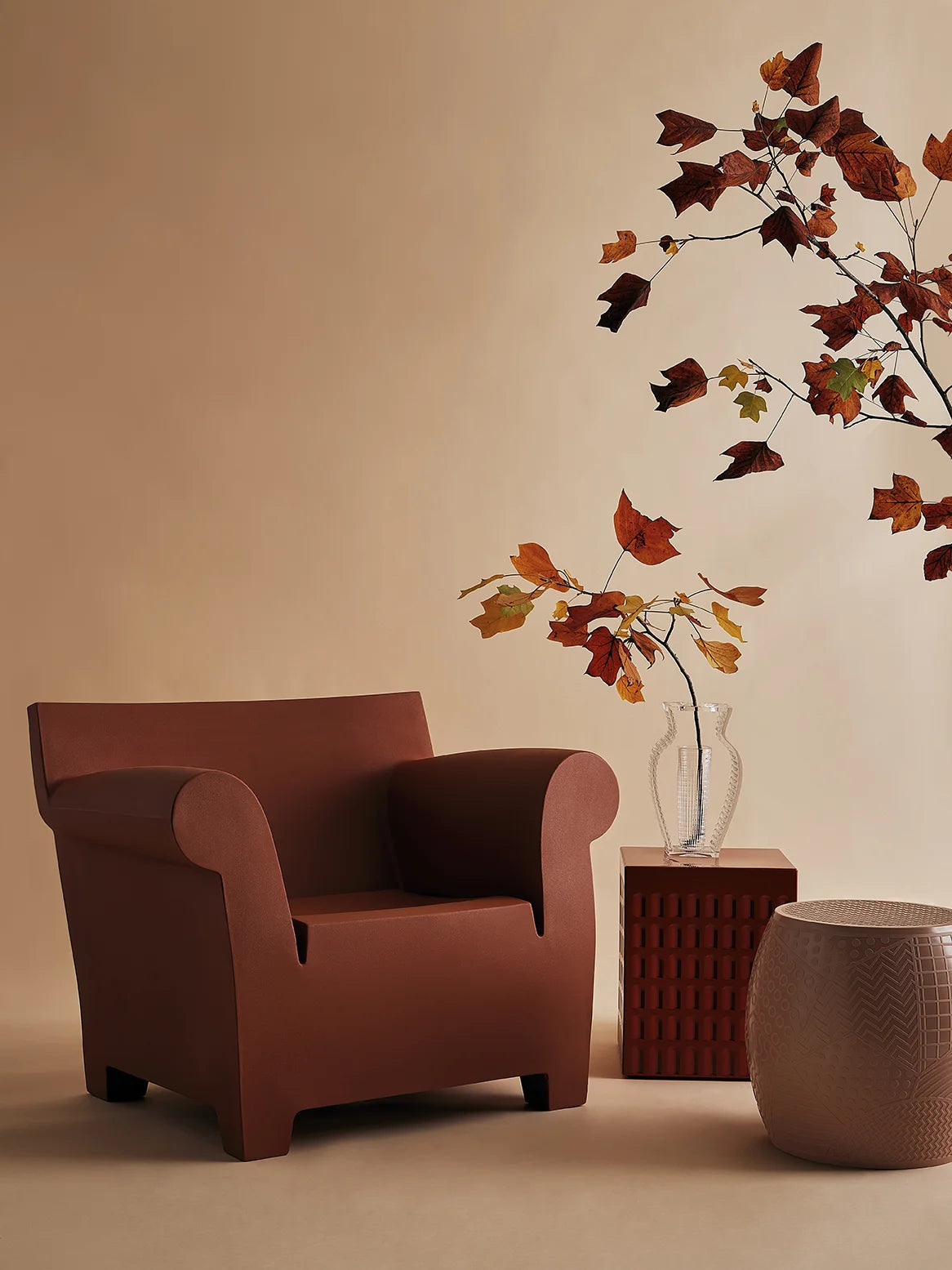 [product_category]-Kartell Bubble Club Armchair, Dusty Pink-Kartell-8058967253153-0607066-KAR-3