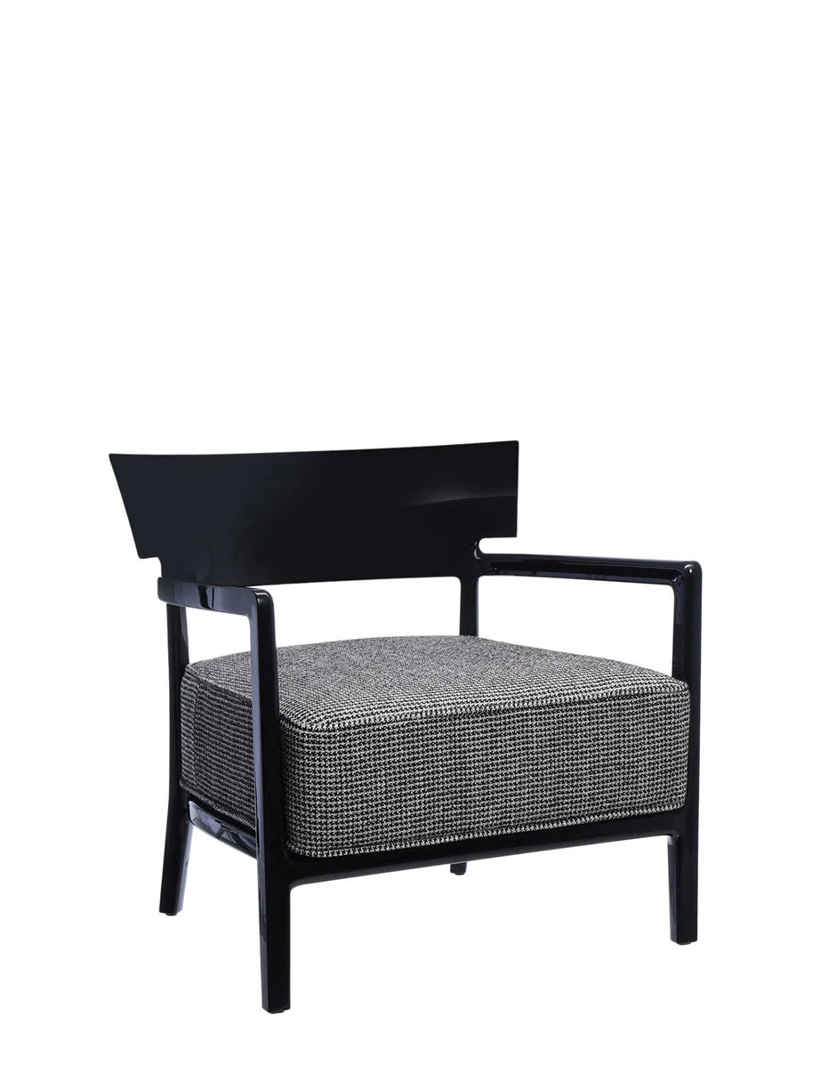 [product_category]-Kartell Cara Armchair, Black/Black/Beige-Kartell-8058967278064-058434H-KAR-2