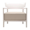Kartell Cara Outdoor křeslo, slonovina/béžová