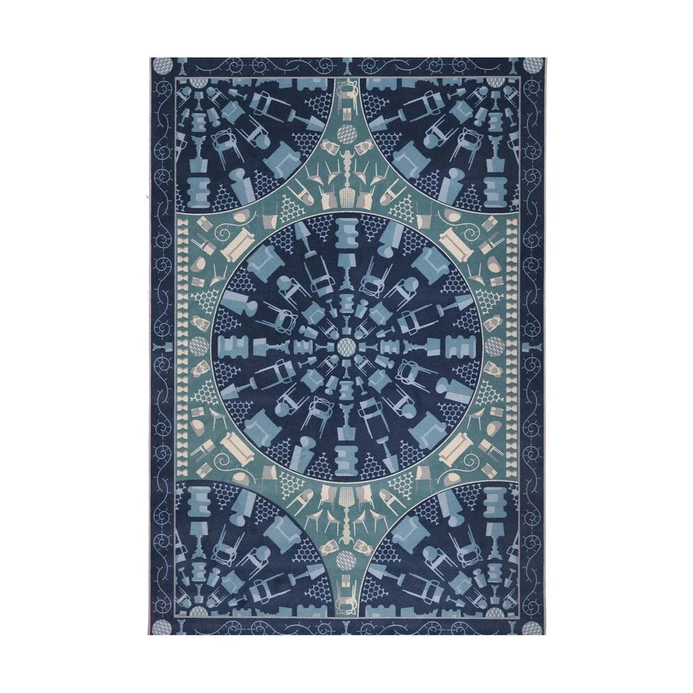 [product_category]-Kartell Carpet Rectangular, Blue/Pink-Kartell-8058967297409-02354F5-KAR-1